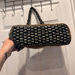 Vera Bradley Tote Bag Purse Black Quilted Retired Zebra Print Shoulder Bag Photo 3