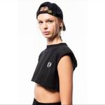 VHNY Vivienne Hu Cropped Tee Black Photo 4