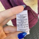 Free People Purple Size small flyaway split back turtleneck longsleeve raglan Photo 11