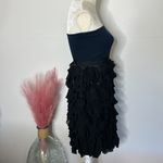 Haute Hippie  • silk ruffle mini strapless dress Photo 18