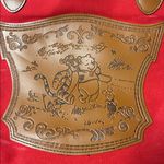 Disney  Red Cotton Tote with Embossed Pooh & Tigger scene Photo 1