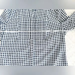J.Crew  Gingham Plaid Long Sleeve Blouse Size Small Black White Pleated Office Photo 7