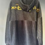 Disney NWT World 50th Anniversary Spirit Jersey Hoodie Gold And Black Castle Photo 11