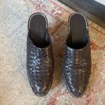 Donald J. Pliner Dark Brown Leather Slip Photo 2