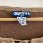 Notches NWT Vintage 90’s Suede Boho Western Blouse with Flared Sleeves size 1X Photo 3