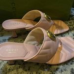 Gucci Double G Thong Sandal Mules Perfect Pink Photo 3