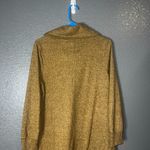 d&co Active Women’s Open Front Knit Cardigan Sweater Brown Longline Hooded Size Tan Size L Photo 4