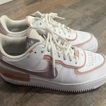 Nike pink and purple  air force 1 size 10 Photo 1