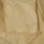 ZARA  White Jean Shorts with Frayed Hem Photo 7