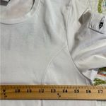 Gymshark  small short sleeve white T-Shirt side arm pocket black line green logo Photo 3