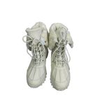 Madden Girl  Women's White Fuzzy Boots Photo 2