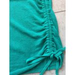 Chico's  Teal Green Ruched Side Tie Knit Sweater Top Classic Work Size 0 Small Photo 5