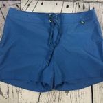 Lands' End Womens Blue Yellow Board Swim shorts size 12 Photo 0