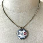 Ma's Root Beer Vintage Cork Lined Bottle Cap pendant necklace. Photo 1