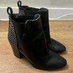 Black A+ Cheyenne Studded Ankle Boots Size 6 Photo 2