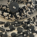 Beaded Belt‎ Black/White Photo 1