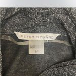 Peter Nygard  Black & grey speckled cardigan with a shawl collar. Size M Photo 2