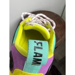 Sandro NWT  Flame Parma Women Size 40 Purple Yellow Mint Flame Chunky Sneakers Photo 13