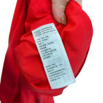 Abercrombie & Fitch Dress Sheath Tie Off the Shoulder Linen Blend Red Size 4 Photo 13