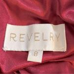 Revelry Burgundy Dylan Velvet Dress Size 8 Photo 12
