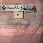 Nanette Lepore Gingham Ruffle Hem Black White Pink Lining Barbie Pencil Skirt 6 Photo 7