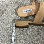 Steve Madden Size 7.5 Tan Beige Lacole Two Strap Slide Sandals Photo 5