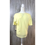 Vintage NWT Sag Harbor Sport Women's Large Yellow Short‎ Sleeve Crew Neck Top Photo 6