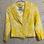 Antonio Melani  Yellow and White Floral Blazer Photo 0