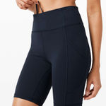 Lululemon  Invigorate High-Rise Short 10" in True Navy Blue Size 4 Biker Short Photo 0