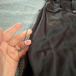 Lulus Dress Women Medium Black Button Up Collared Knee Length Dress With Pockets Photo 3