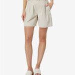 BLANK NYC  High Waist Cream Belted Shorts Photo 1