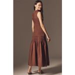 Anthropologie NWT Sleeveless Mock-Neck Drop-Waist Sweater Midi Dress Size L Photo 1