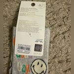 American Eagle  Gray AE Have a Good Day Smiley® Colorful ‘90s Crew Socks Photo 4