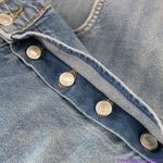 Free People NEW New Dawn Flare jeans in Victoria Blue button fly, 32 Photo 13