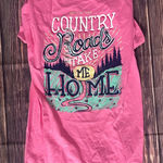 It’s a Girl Thing Country Road T Shirt Pink NWT Size Small‎ Photo 0
