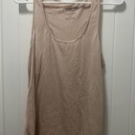 Vintage American Eagle Outfitters Beige Boyfriend Tank Top Tan Size L Photo 0