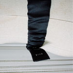 Vintage Glass Bead Satin Black Waist Belt Photo 5