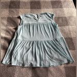 Juicy Couture Large Light Blue Baby Doll Blouse Photo 9