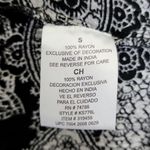 Bila Black White Boho Print Crochet Front Maxi Dress Photo 7