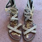 Sam Edelman GUC Womens Tan Suede Gemma Gladiator Lace Up Sandals 8.5 Photo 0