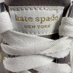 Keds Kate Spade Crew Kick 75 Shimmer Leather Sneakers WH65390 NEW Size 10M Gray Photo 6