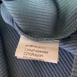 Princess Polly Blue Rib Knit Sleeveless Racerback Pullover Crop Tank Top Size 6 Photo 3