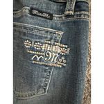 Miss Me  Women's Embroidered Skinny Jeans 26 x 27 Low Rise Bohemian Boho Ankle Photo 3