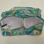 LAUREN Ralph Lauren Carnivale Paisley Twist Tankini Swim Top Blue Size 12 Photo 3