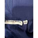 Massini Women's M Blue Cropped Elastic Waist Pants Casual Photo 4