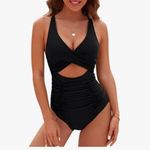Blooming Jelly NEW 1 Pc Swimsuits Push Up Tummy Control Bathing Suits V Neck 2X Photo 5