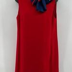 Liz Claiborne Vintage red dress with p saint hilaire Paris scarf Photo 0
