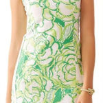 Lilly Pulitzer  Green and White Floral Dress Photo 0