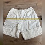 NA-KD ‎ White Linen Blend Bermuda Shorts size 10 Photo 3