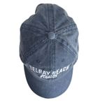 Delray Beach 1911 Florida Women’s Denim Baseball Cap Hat Blue Photo 3